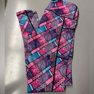 Constantly Varied Gear Paisley Patchwork Full Length Leggings XS